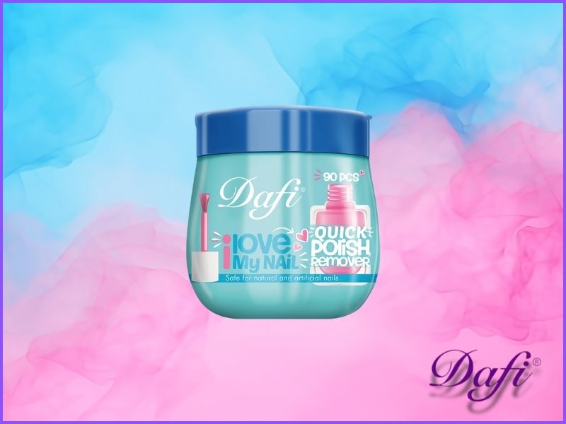 دستمال مرطوب لاک پاک کن قوطی دافی