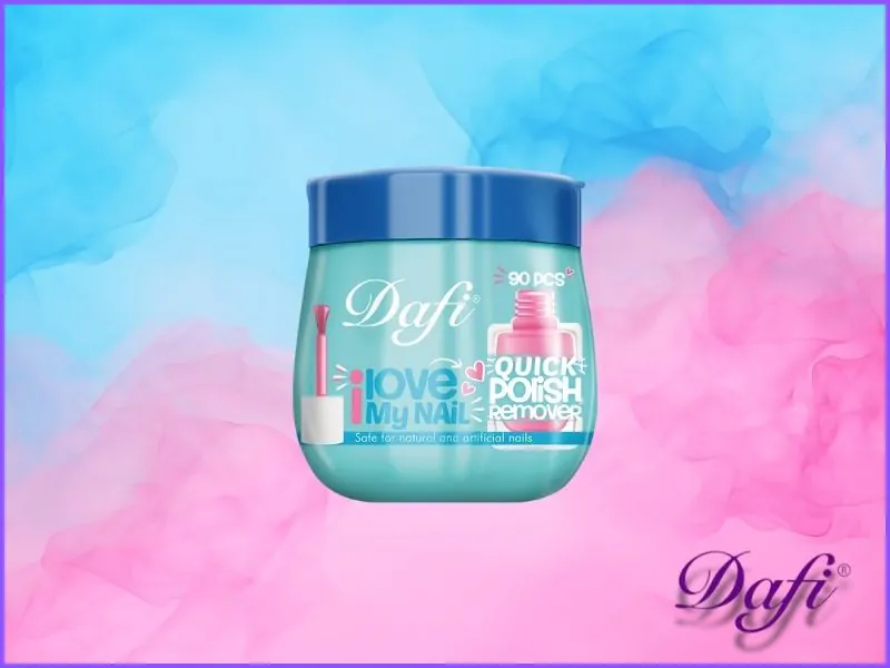 دستمال مرطوب لاک پاک کن قوطی دافی